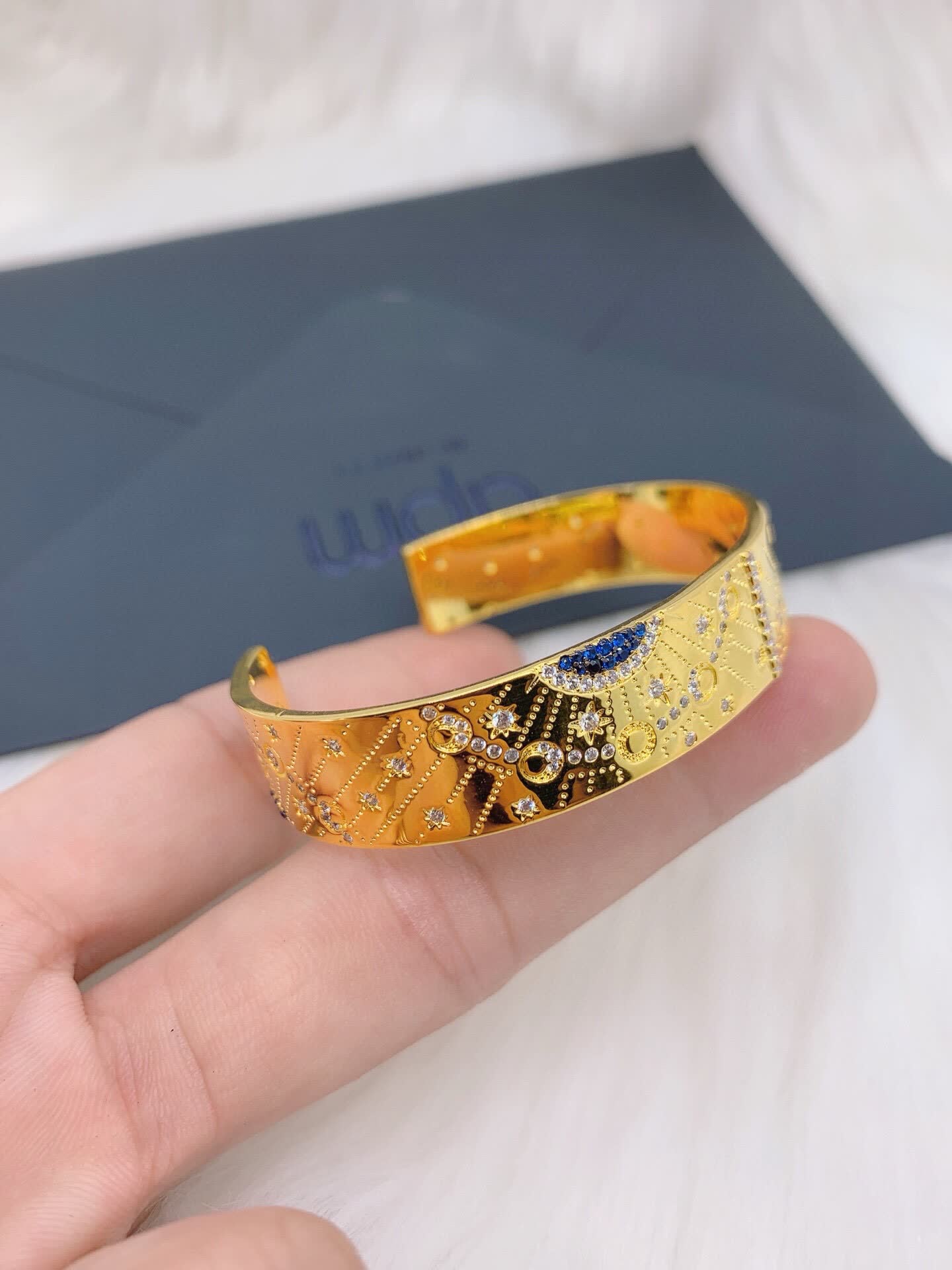 APM Monaco Celestial Moon Phase Cuff Bracelet